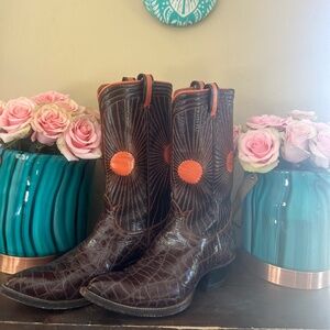 Tony Lama limited edition sunburst boots